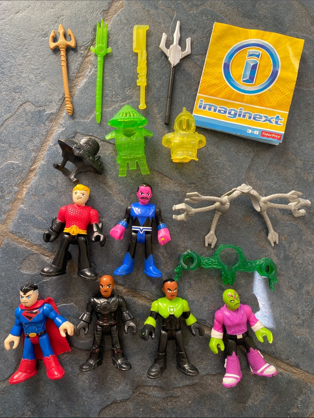 Complete set of DC Super Friends Imaginext Characters